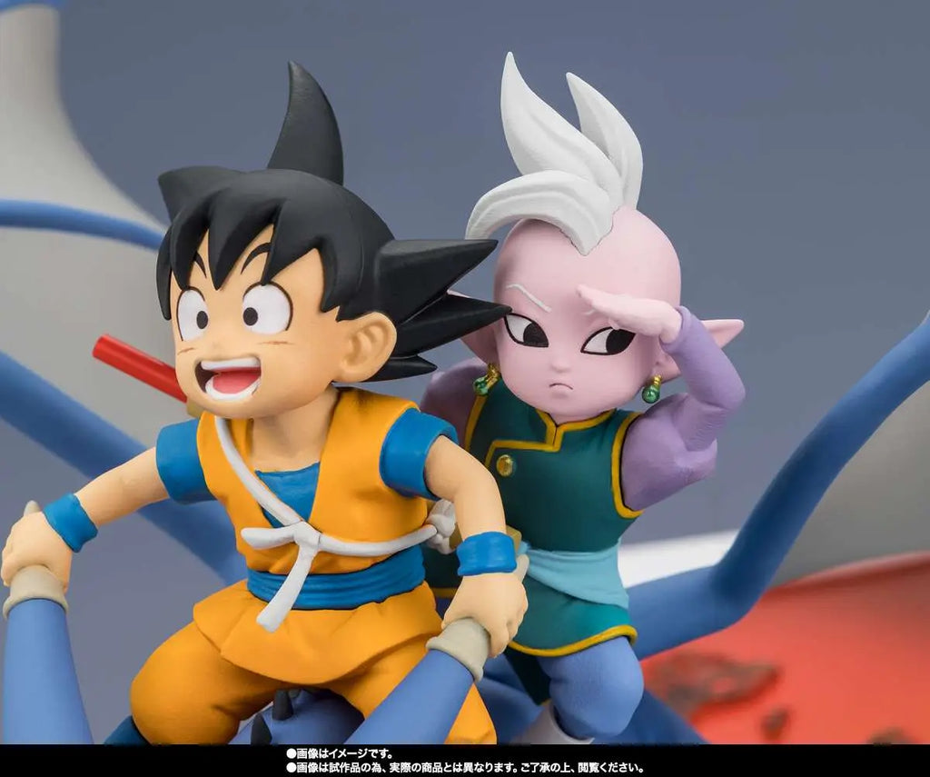 DRAGON BALL DAIMA SON GOKU MINI & SUPREME KAI MINI WELCOME FIGUARTS ZERO BANDAI