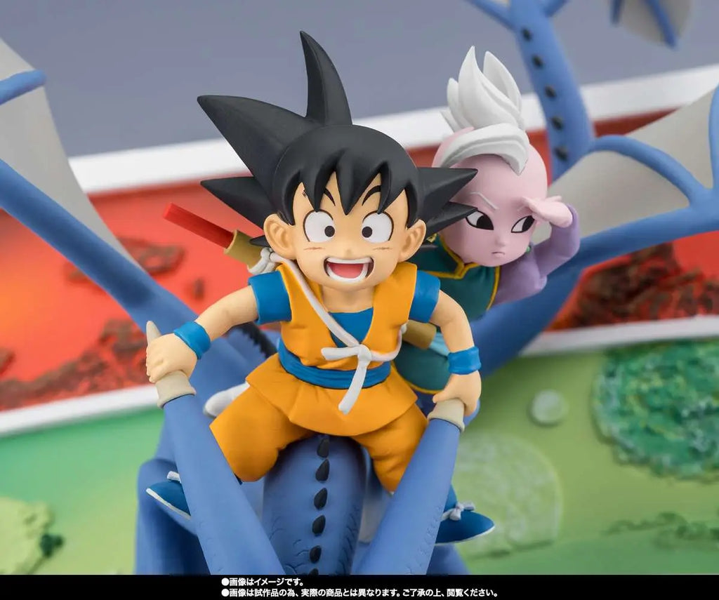 DRAGON BALL DAIMA SON GOKU MINI & SUPREME KAI MINI WELCOME FIGUARTS ZERO BANDAI