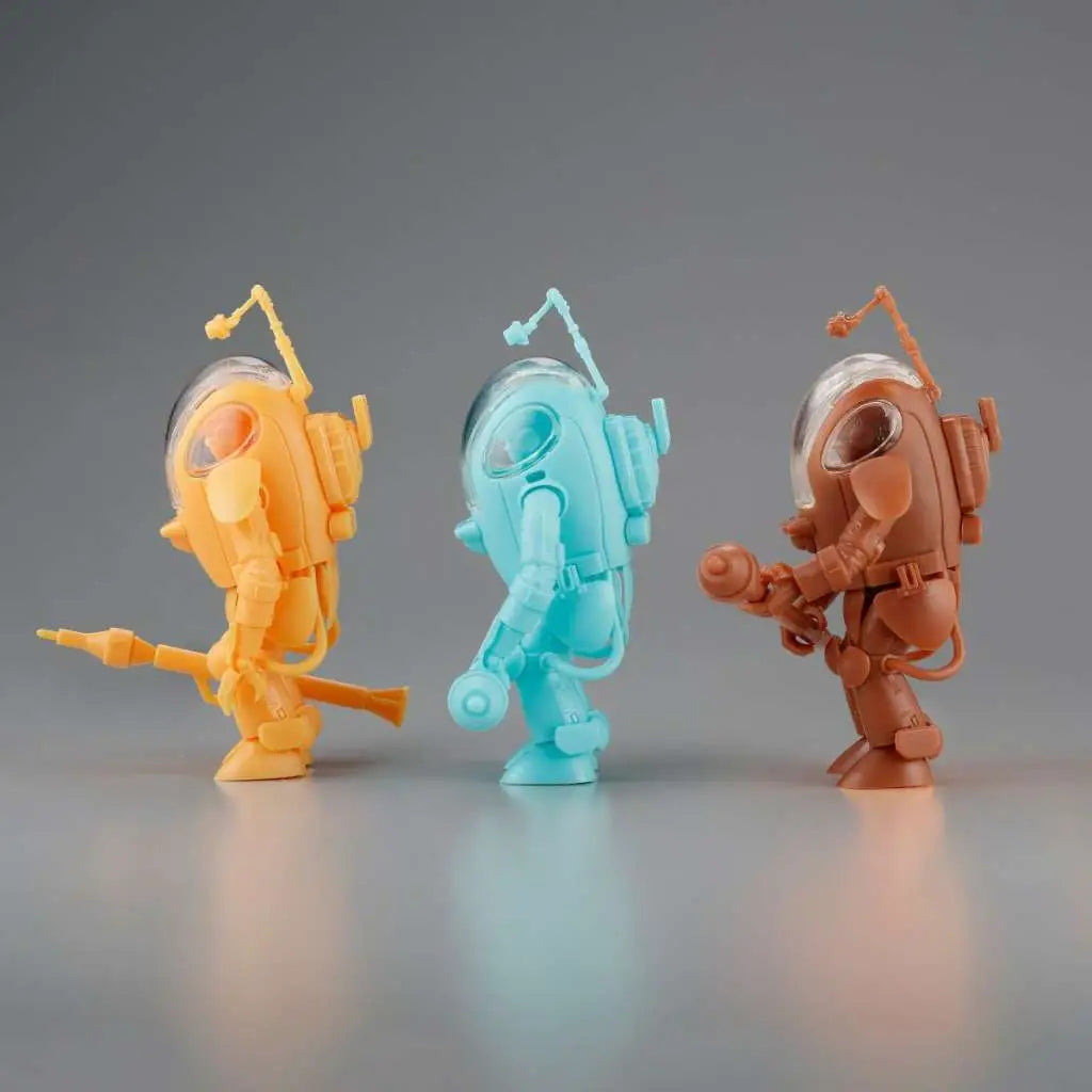 MASCHINEN KRIEGER P.K.APE P.K.A. 3 PCS SET ARTPLA MODEL KIT KAIYODO