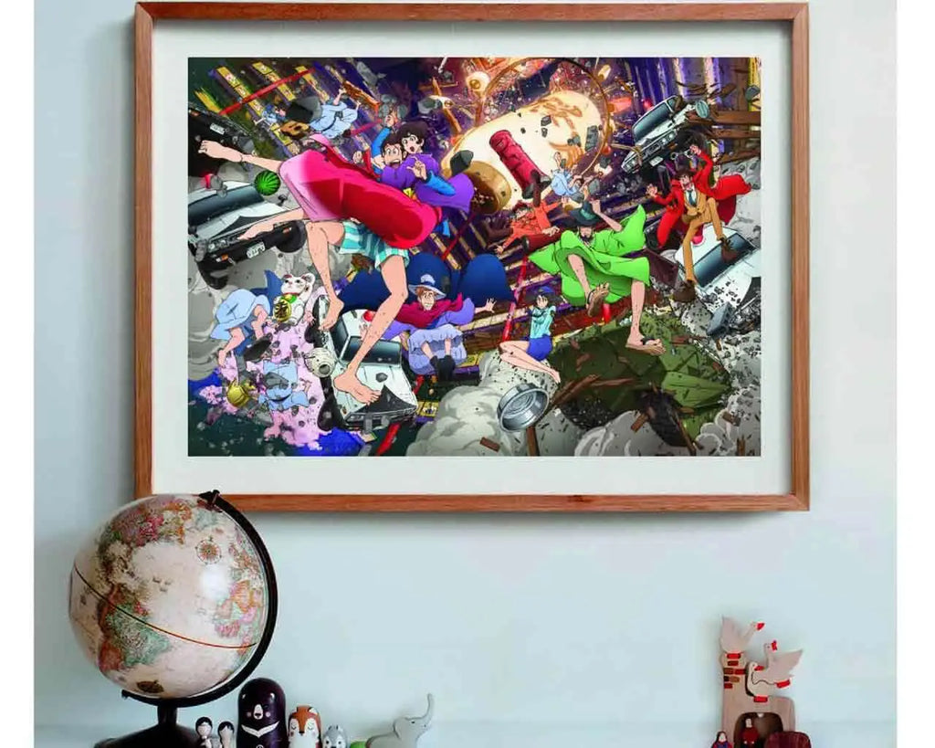 ANIME PUZZLE COLLECTION LUPIN THE 3RD EXPLOSION JIGSAW PUZZLE 1500 PCS Clementoni