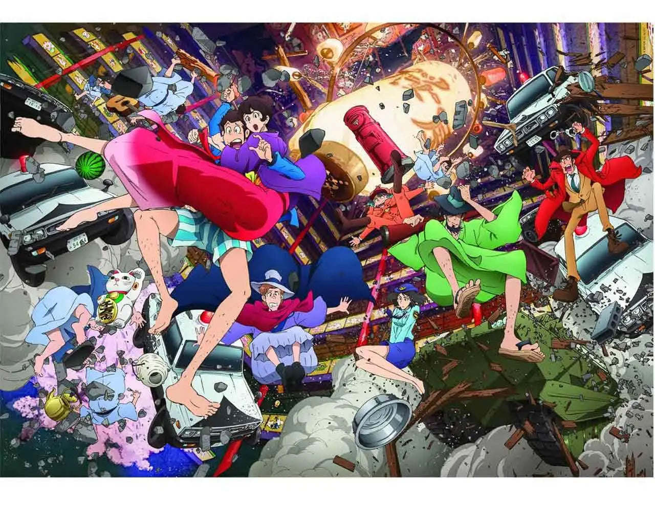ANIME PUZZLE COLLECTION LUPIN THE 3RD EXPLOSION JIGSAW PUZZLE 1500 PCS Clementoni