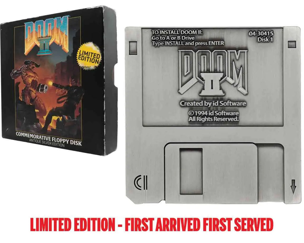 DOOM 2 FLOPPY DISK LIMITED EDITION REPLICA FANATTIK