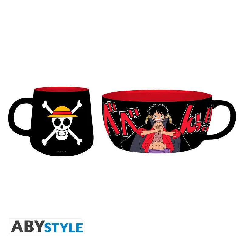 ONE PIECE LUFFY BREAKFAST SET MUG & BOWL Abystyle Studio