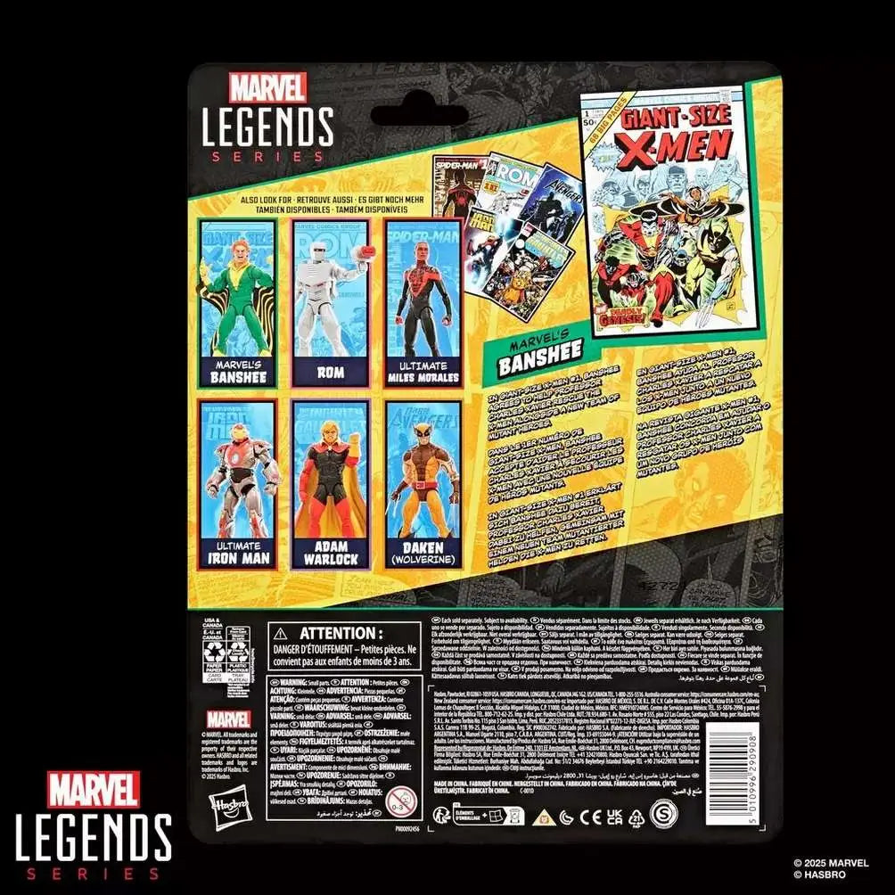 MARVEL LEGENDS MINI COMICS X-Men BANSHEE ACTION FIGURE HASBRO