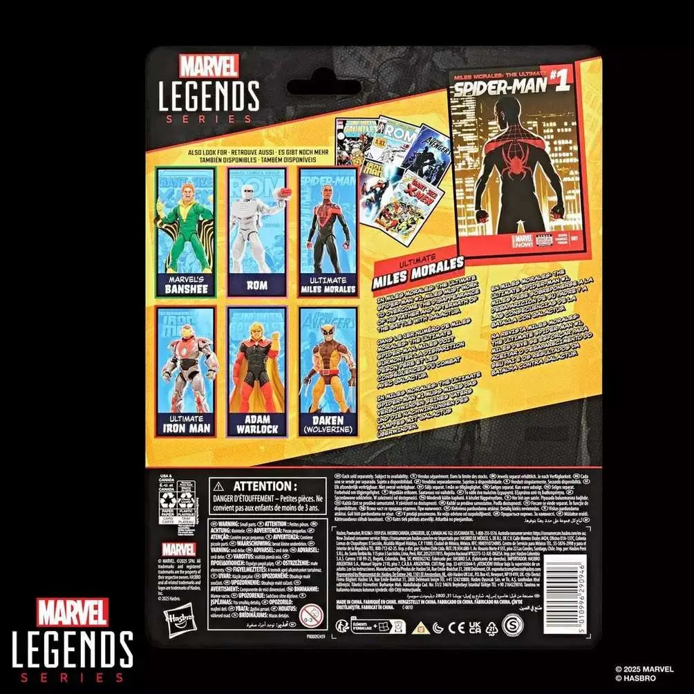 MARVEL LEGENDS MINI COMICS ULTIMATE MILES MORALES Spider-Man ACTION FIGURE HASBRO