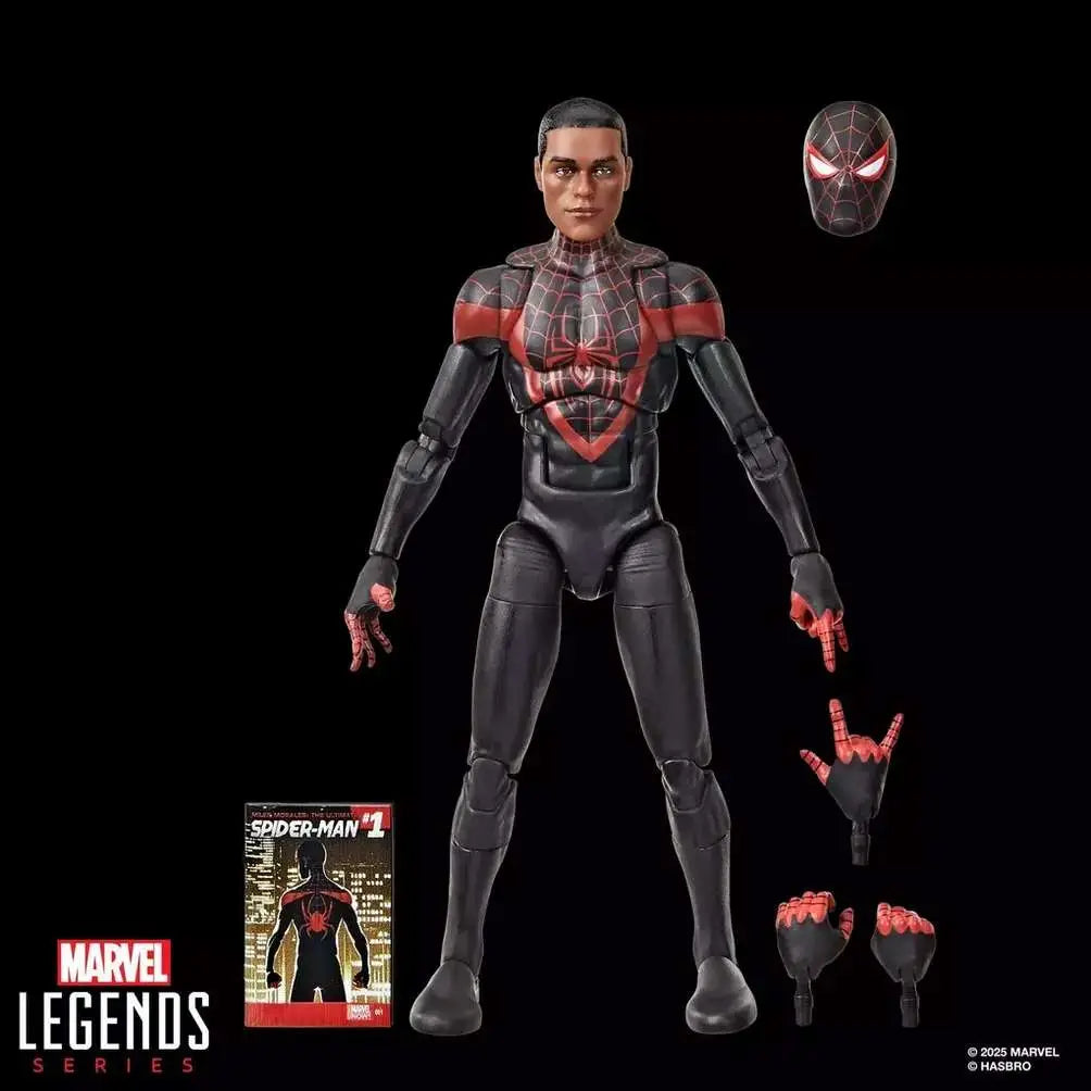 MARVEL LEGENDS MINI COMICS ULTIMATE MILES MORALES Spider-Man ACTION FIGURE HASBRO