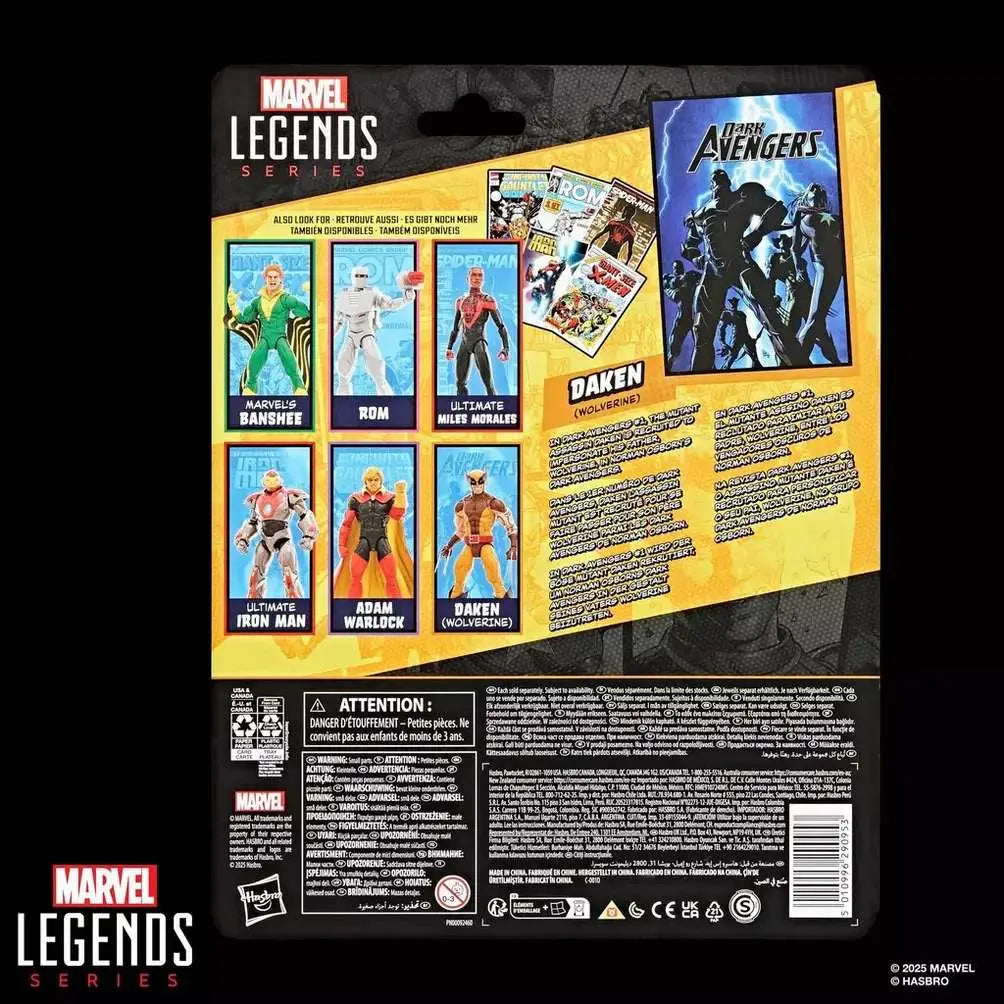MARVEL LEGENDS MINI COMICS DAKEN WOLVERINE ACTION FIGURE HASBRO