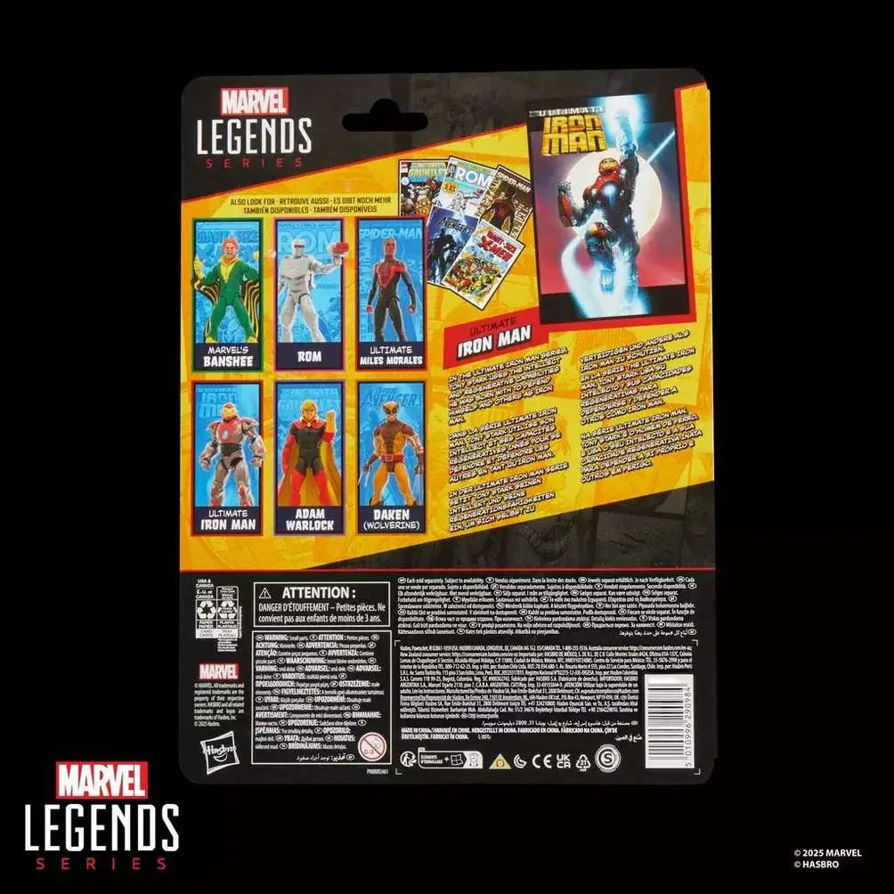 MARVEL LEGENDS MINI COMICS ULTIMATE IRON MAN ACTION FIGURE HASBRO