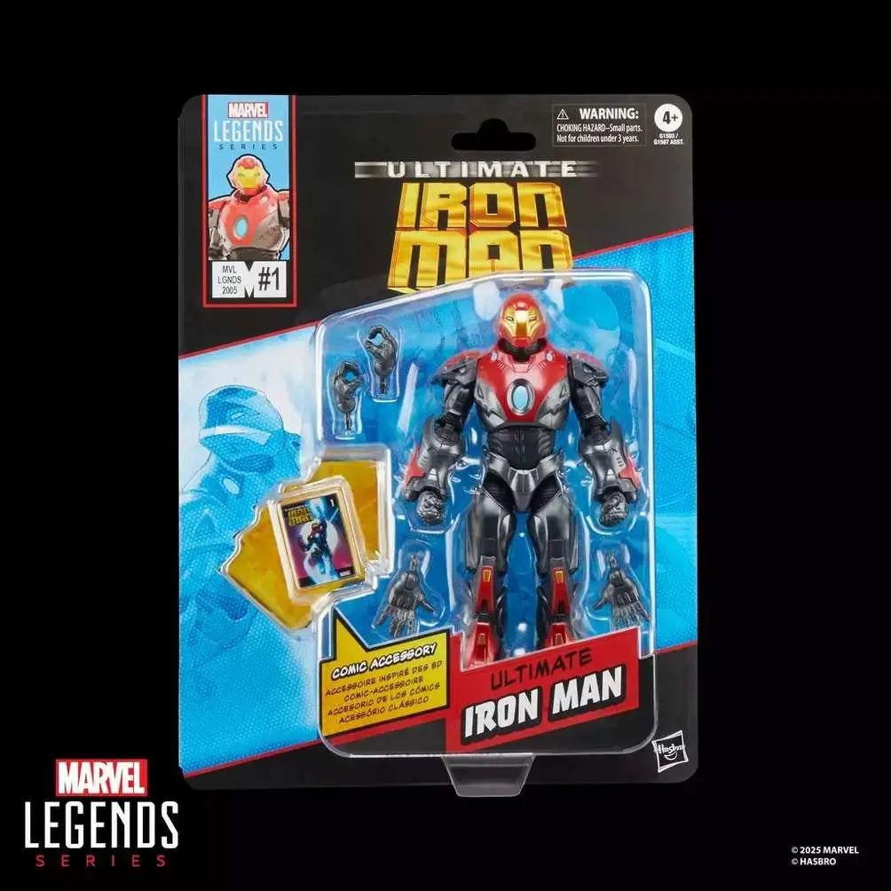 MARVEL LEGENDS MINI COMICS ULTIMATE IRON MAN ACTION FIGURE HASBRO