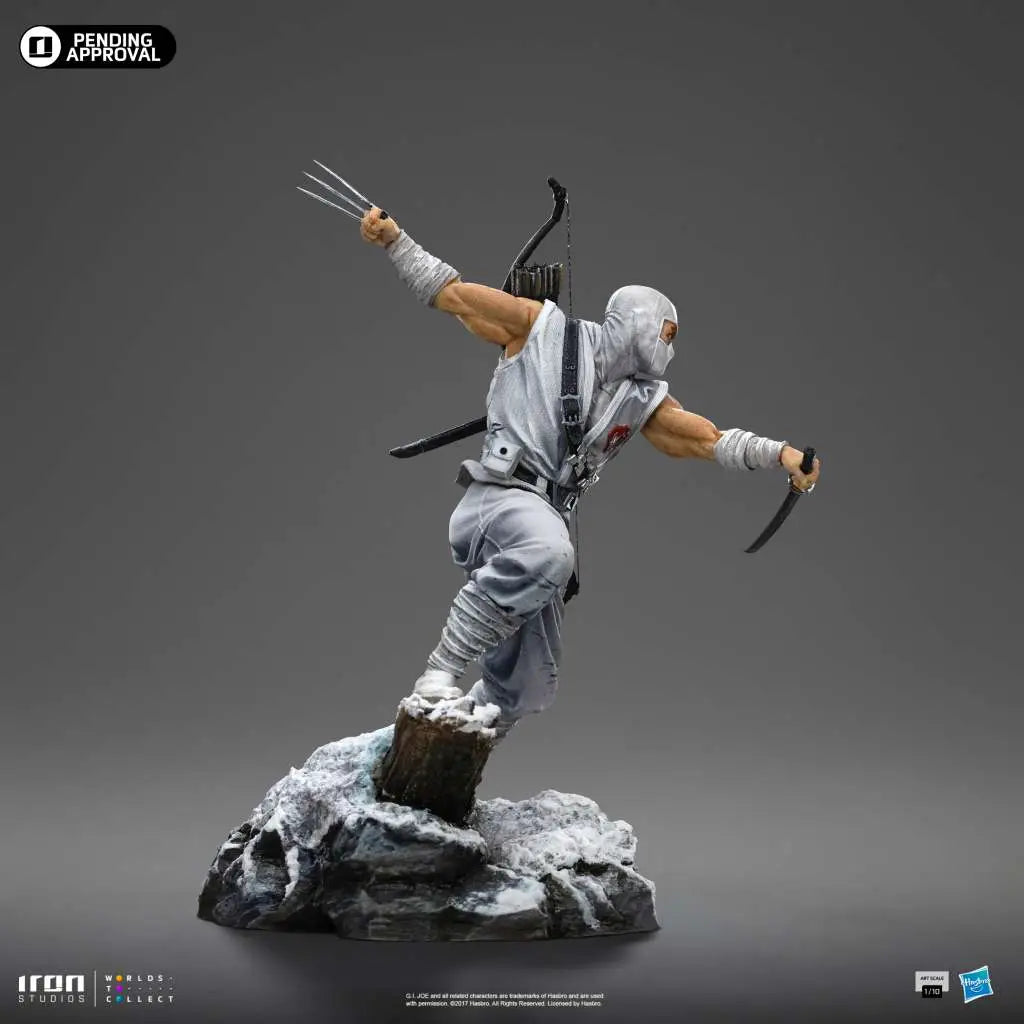 G.I JOE STORM SHADOW 1/10 STATUE IRON STUDIOS