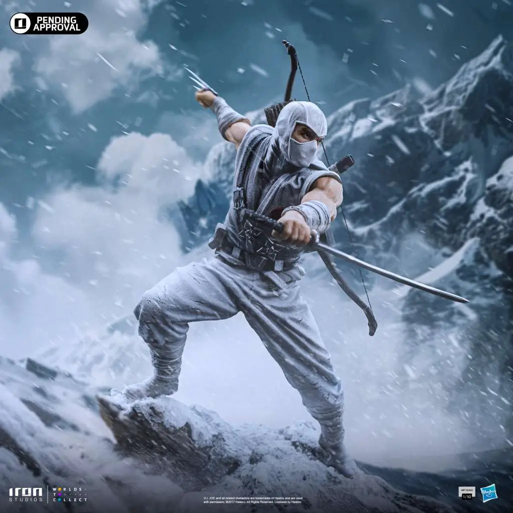G.I JOE STORM SHADOW 1/10 STATUE IRON STUDIOS