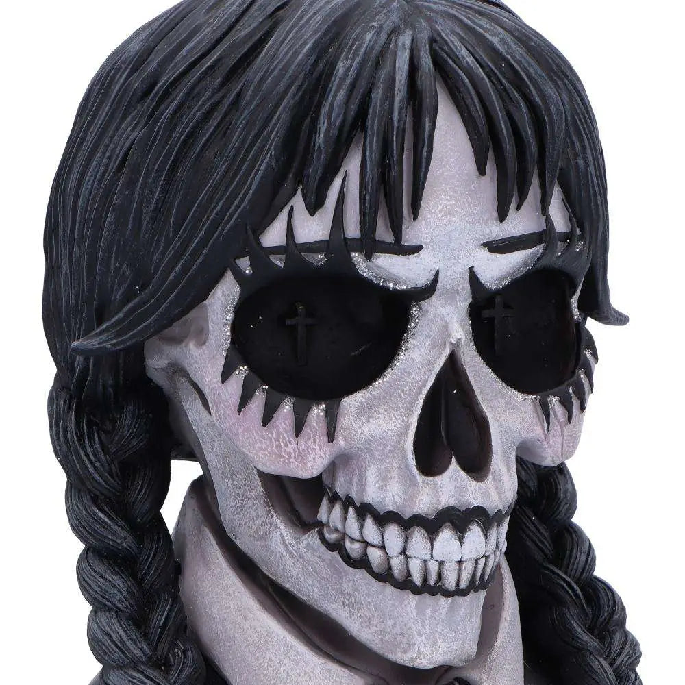 DARK GLARE GOTHIC SCHOOL GIRL SKULL NEMESIS NOW