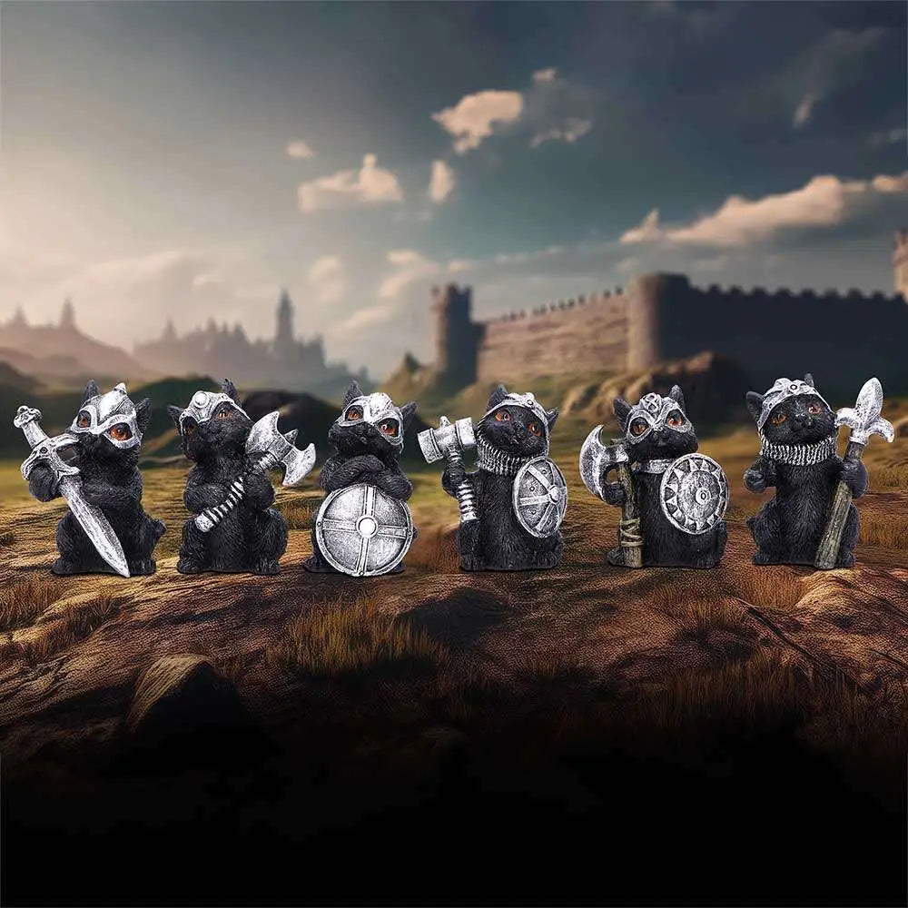CAT CRUSADERS (SET OF 6) NEMESIS NOW