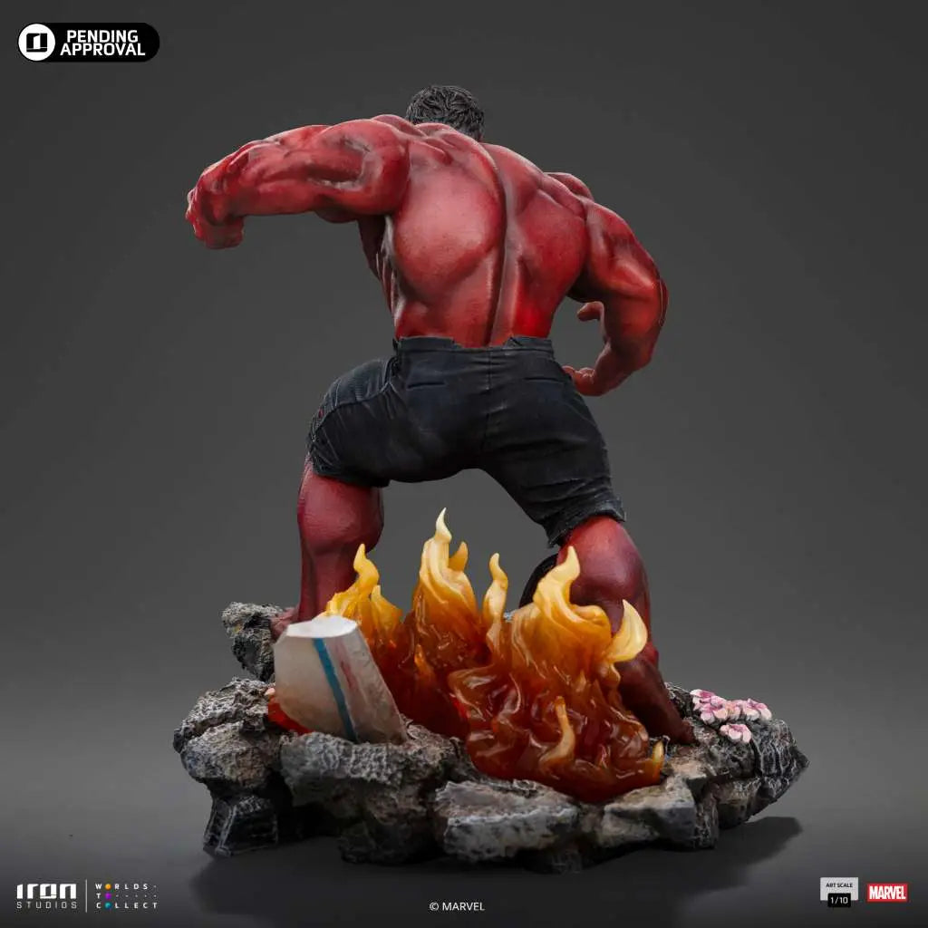CAPTAIN AMERICA BRAVE NEW WORLD RED HULK 1/10 STATUE IRON STUDIOS