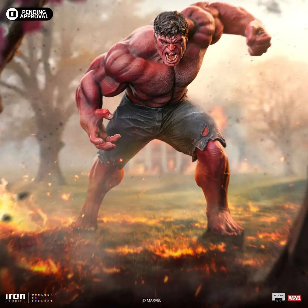 CAPTAIN AMERICA BRAVE NEW WORLD RED HULK 1/10 STATUE IRON STUDIOS