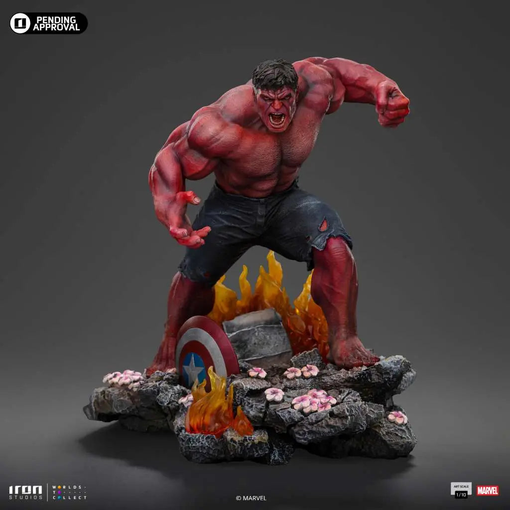 CAPTAIN AMERICA BRAVE NEW WORLD RED HULK 1/10 STATUE IRON STUDIOS