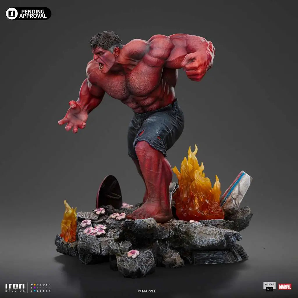 CAPTAIN AMERICA BRAVE NEW WORLD RED HULK 1/10 STATUE IRON STUDIOS
