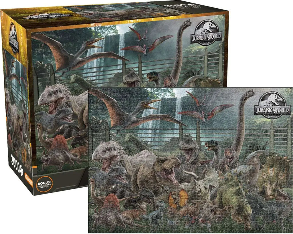 JURASSIC WORLD 3000 PCS JIGSAW PUZZLE AQUARIUS ENT