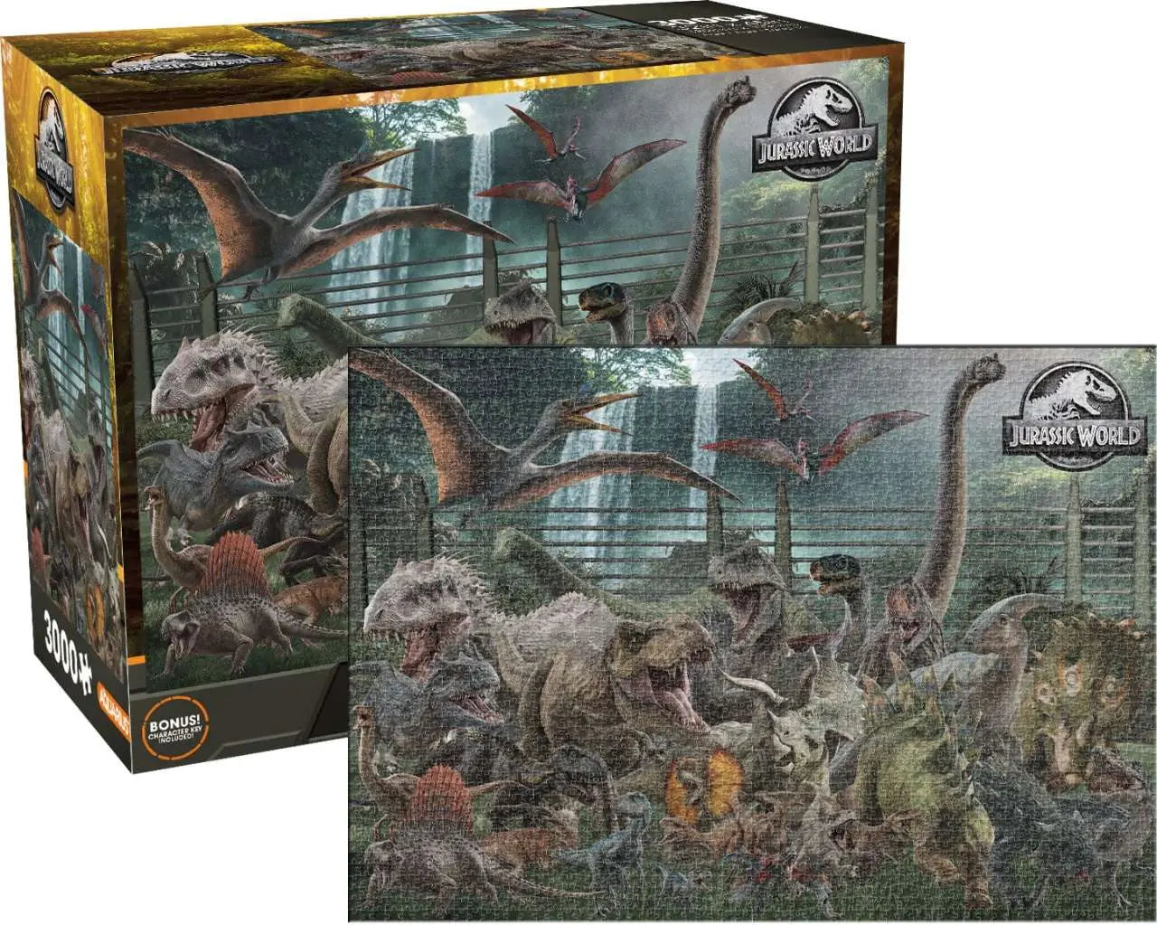 JURASSIC WORLD 3000 PCS JIGSAW PUZZLE AQUARIUS ENT