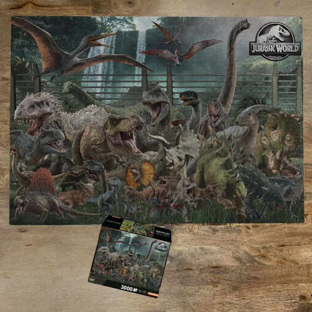 JURASSIC WORLD 3000 PCS JIGSAW PUZZLE AQUARIUS ENT