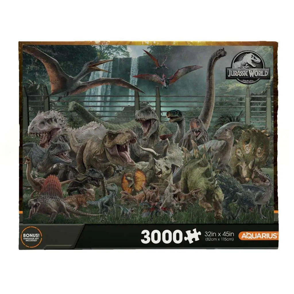 JURASSIC WORLD 3000 PCS JIGSAW PUZZLE AQUARIUS ENT