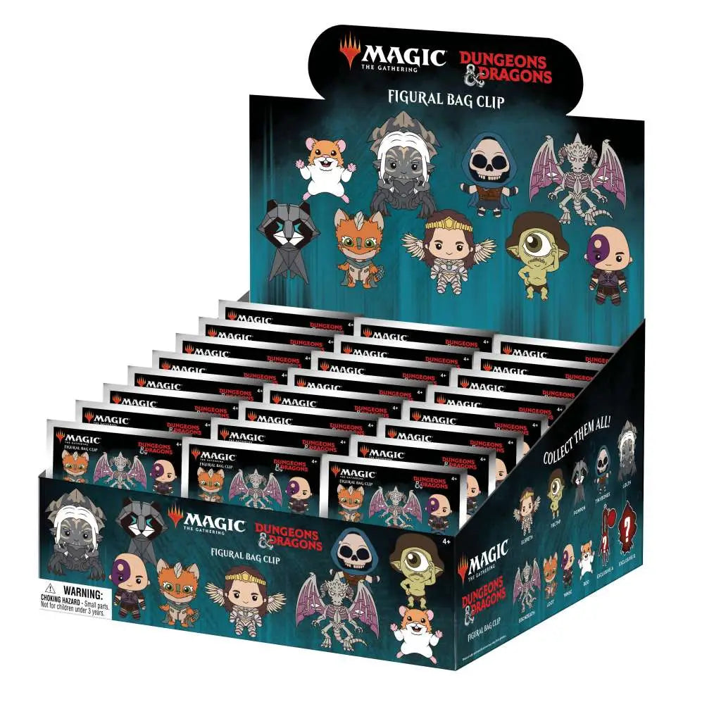MAGIC THE GATHERING BAG CLIP BLIND BOX DISPLAY 24 MONOGRAM