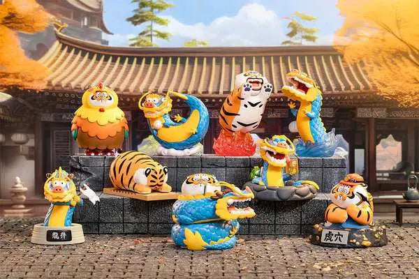 ALEXANDER THE FAT TIGER LONG TENG HU YE BLIND BOX DISPLAY 8 FUNISM