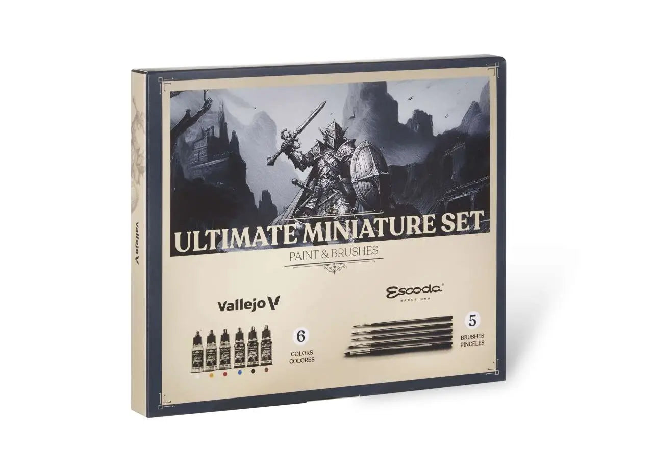 ULTIMATE MINIATURE SET PAINT AND BRUSHES 72206 VALLEJO