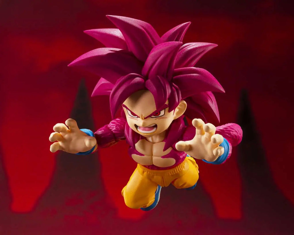 DRAGON BALL DAIMA SON GOKU MINI SUPER SAIYAN 4 SHF BANDAI