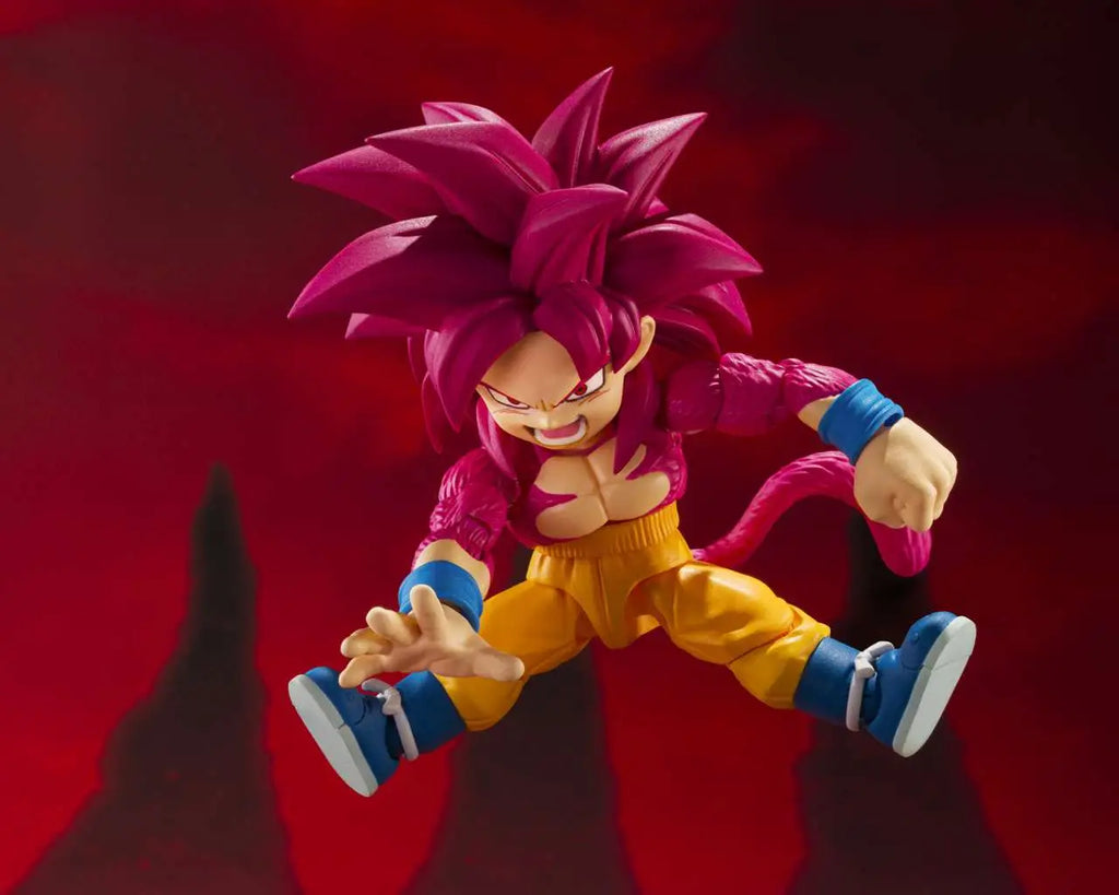 DRAGON BALL DAIMA SON GOKU MINI SUPER SAIYAN 4 SHF BANDAI