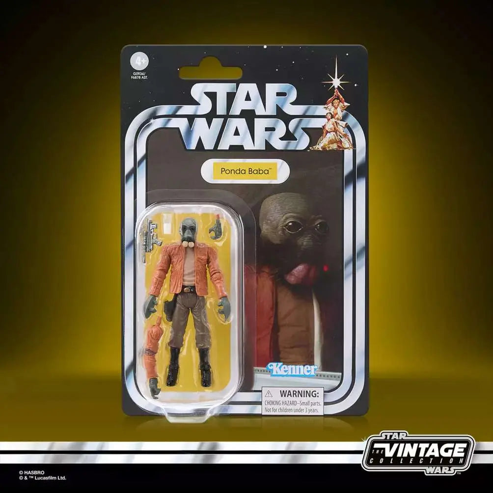 STAR WARS VINTAGE A NEW HOPE PONDA BABA ACTION FIGURE HASBRO