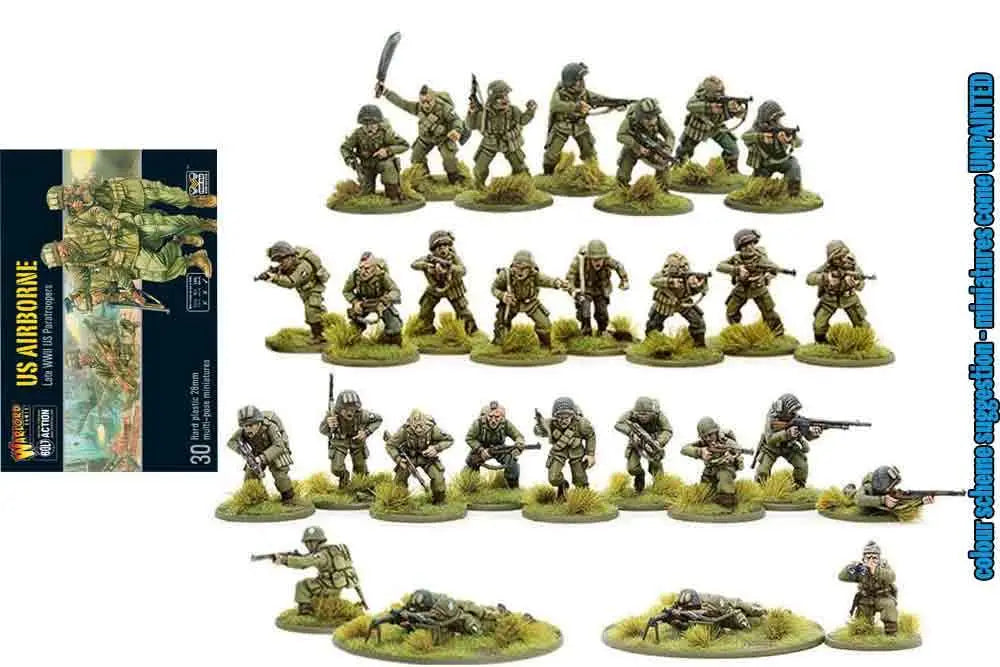 BOLT ACTION US AIRBORNE WARLORD GAMES