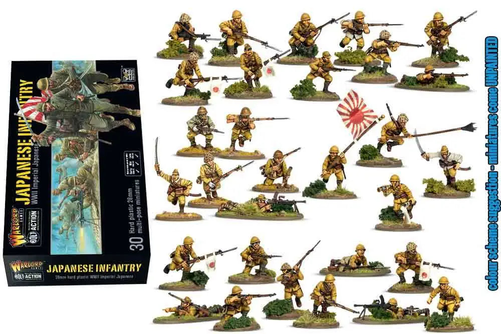 BOLT ACTION JAPANESE INFANTRY WARLORD GAMES