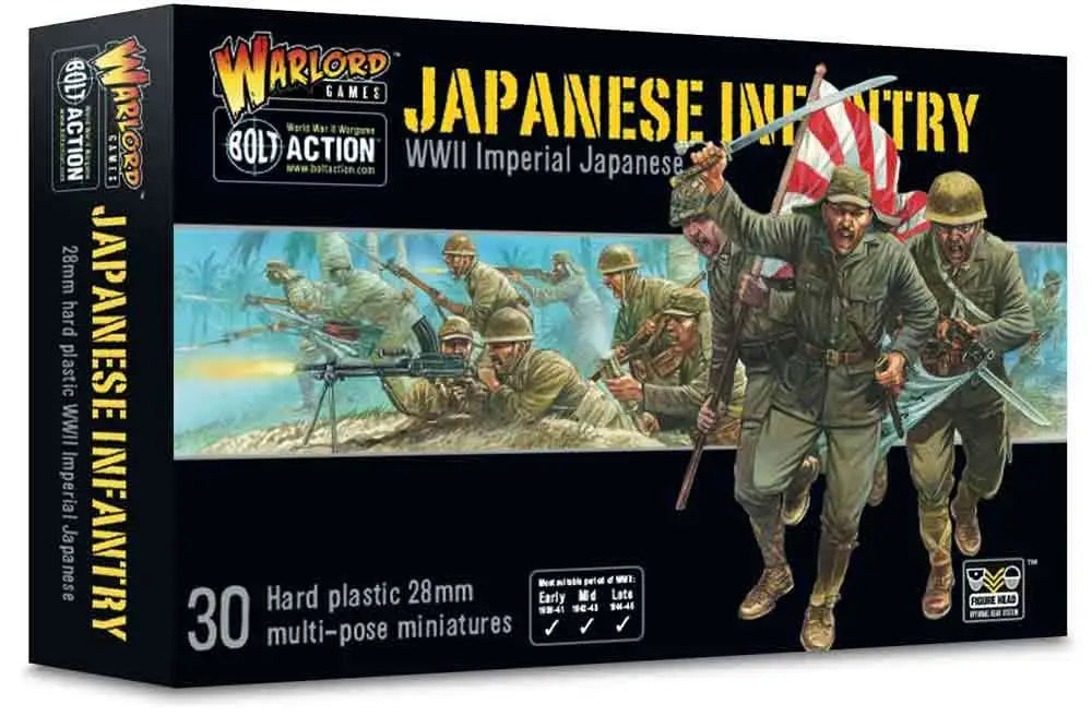 BOLT ACTION JAPANESE INFANTRY WARLORD GAMES