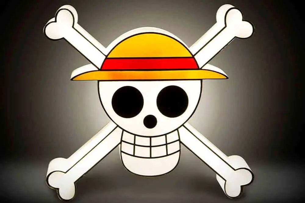 ONE PIECE STRAW HAT JOLLY ROGER LAMP Abystyle Studio