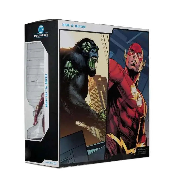 DC MULTIVERSE FLASH VS TITANO MEGAFIG 2PK McFARLANE TOYS 2025