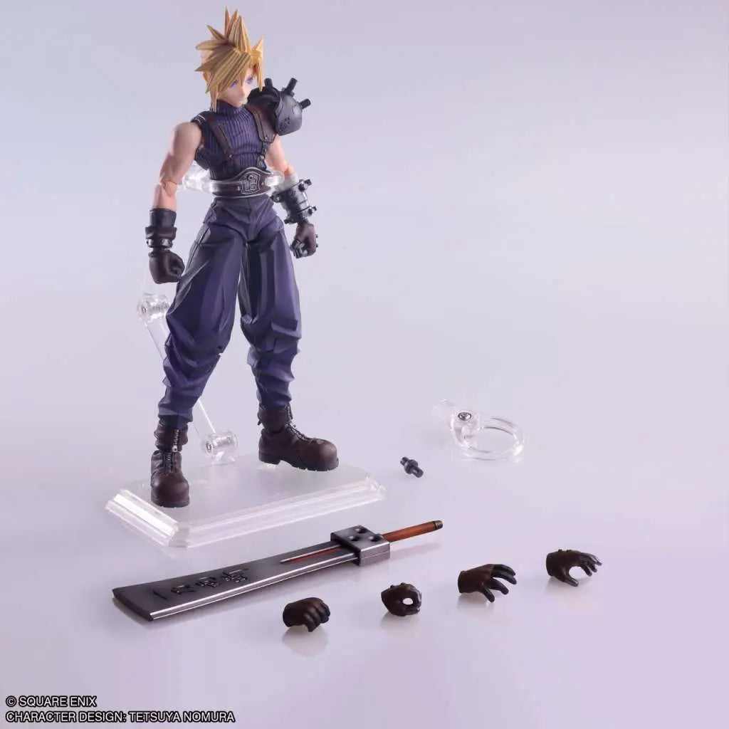 FINAL FANTASY 7 CLOUD STRIFE HARDEDGE BRING ARTS SQUARE ENIX