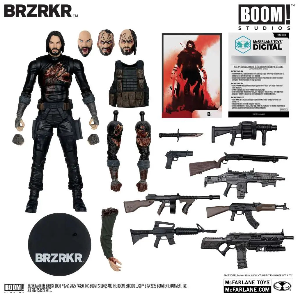 BRZRKR 7INCH B ACTION FIGURE McFARLANE TOYS 2025