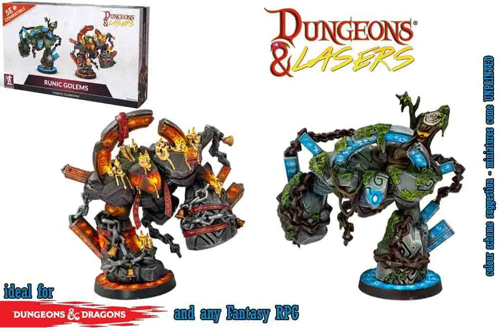 DUNGEONS & LASERS RUNIC GOLEMS ARCHON GAMES