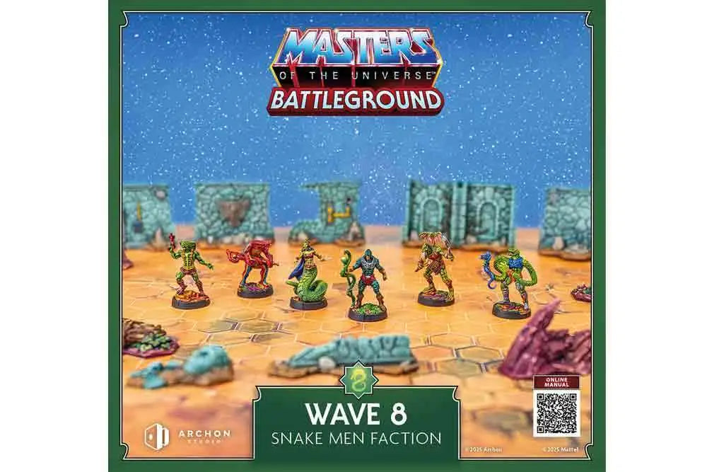 MASTERS OF THE UNIVERSE BATTLEGROUND WAVE 8 SNAKE MEN FACTION VERSION FRANCAISE ARCHON GAMES