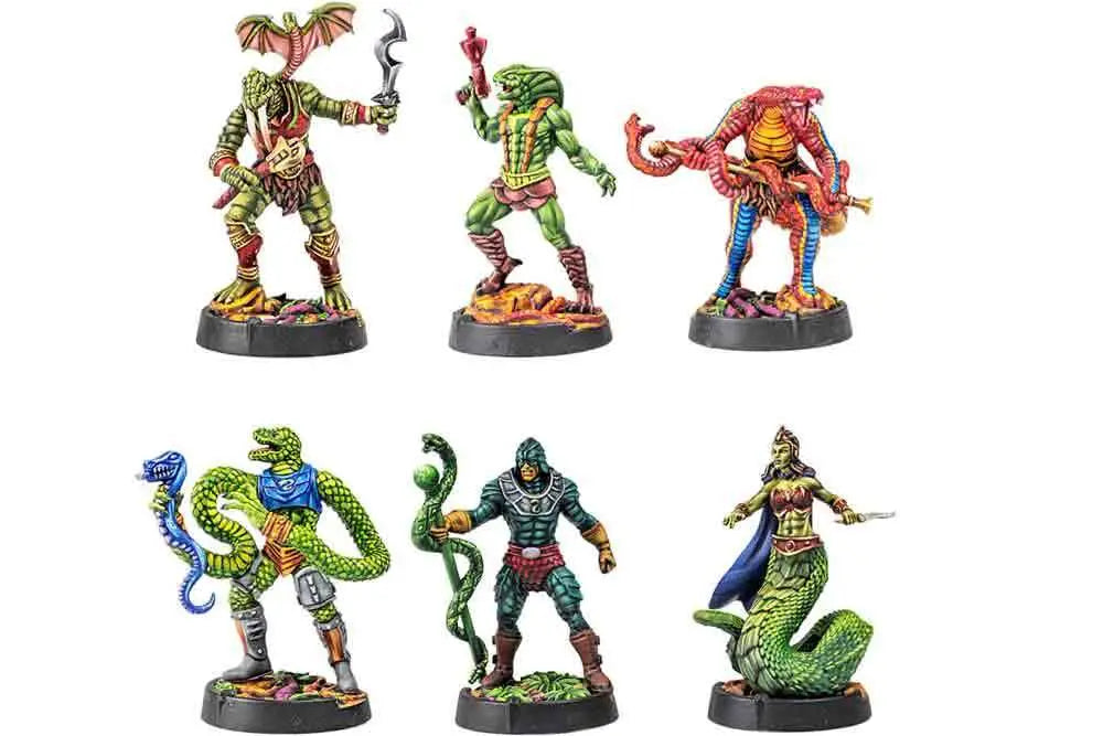 MASTERS OF THE UNIVERSE BATTLEGROUND WAVE 8 SNAKE MEN FACTION VERSION FRANCAISE ARCHON GAMES