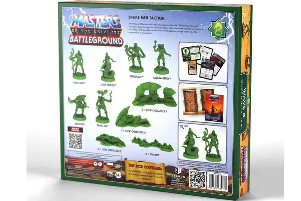 MASTERS OF THE UNIVERSE BATTLEGROUND WAVE 8 SNAKE MEN FACTION VERSION FRANCAISE ARCHON GAMES