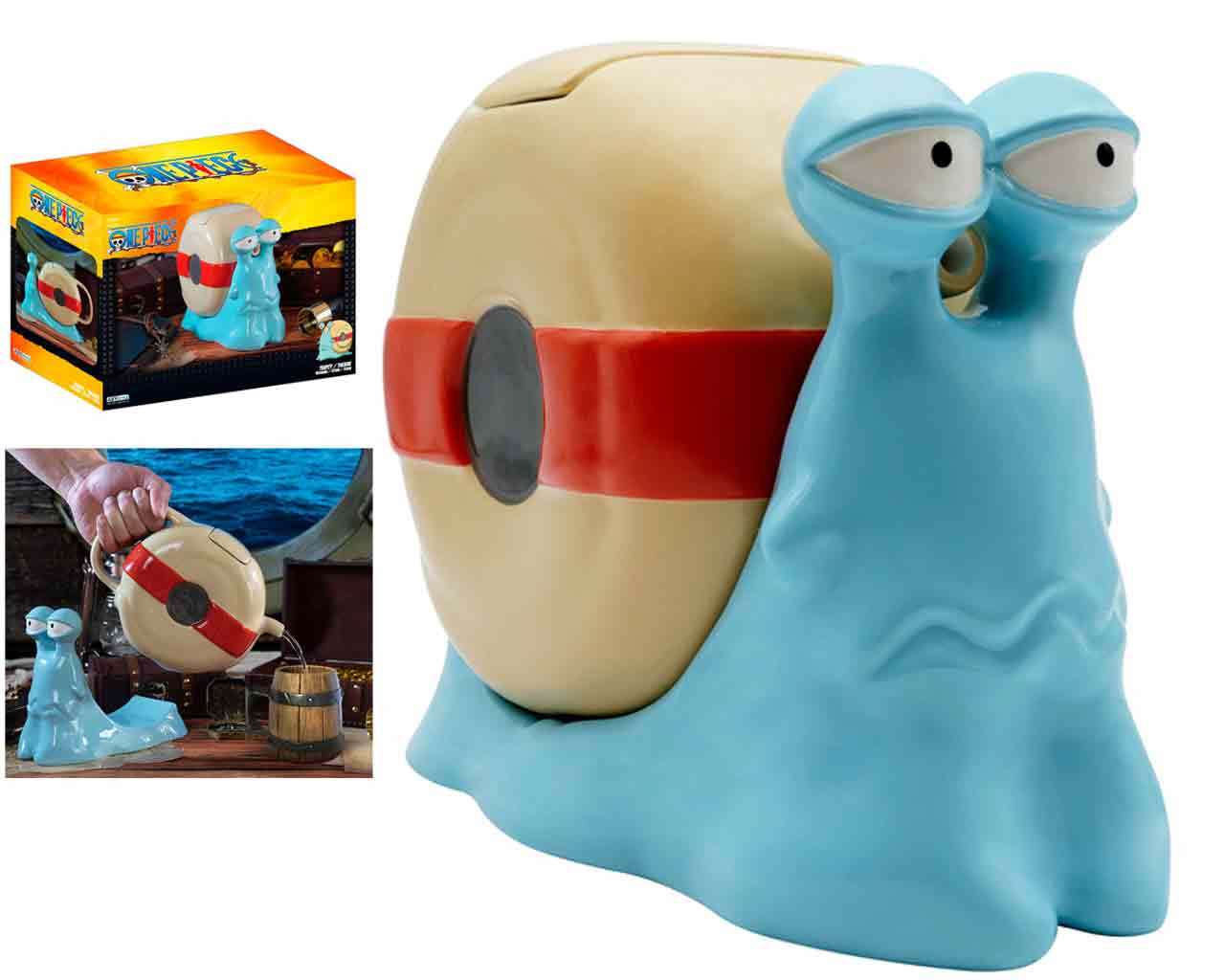 One Piece TRANSPONDER SNAIL TEAPOT Abystyle Studio