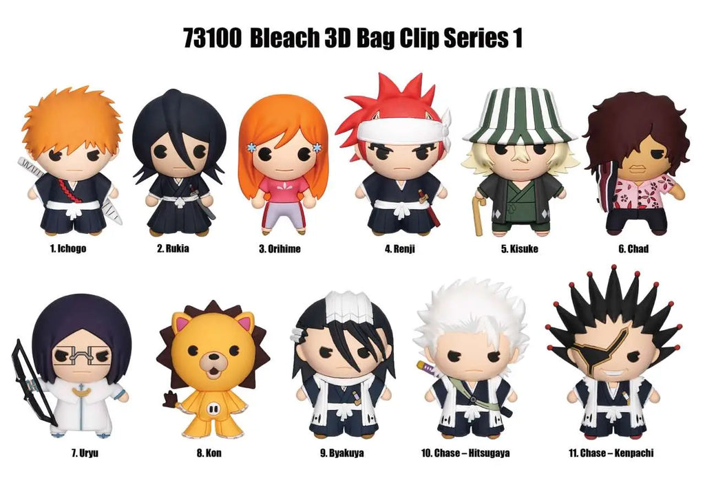 BLEACH 3D BAG CLIP BLIND BOX DISPLAY 24 MONOGRAM