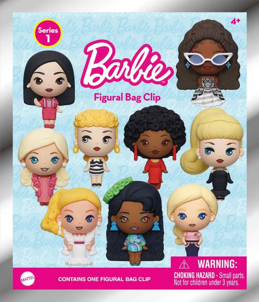 BARBIE S.1 3D BAG CLIP BLIND BOX DISPLAY 24 MONOGRAM