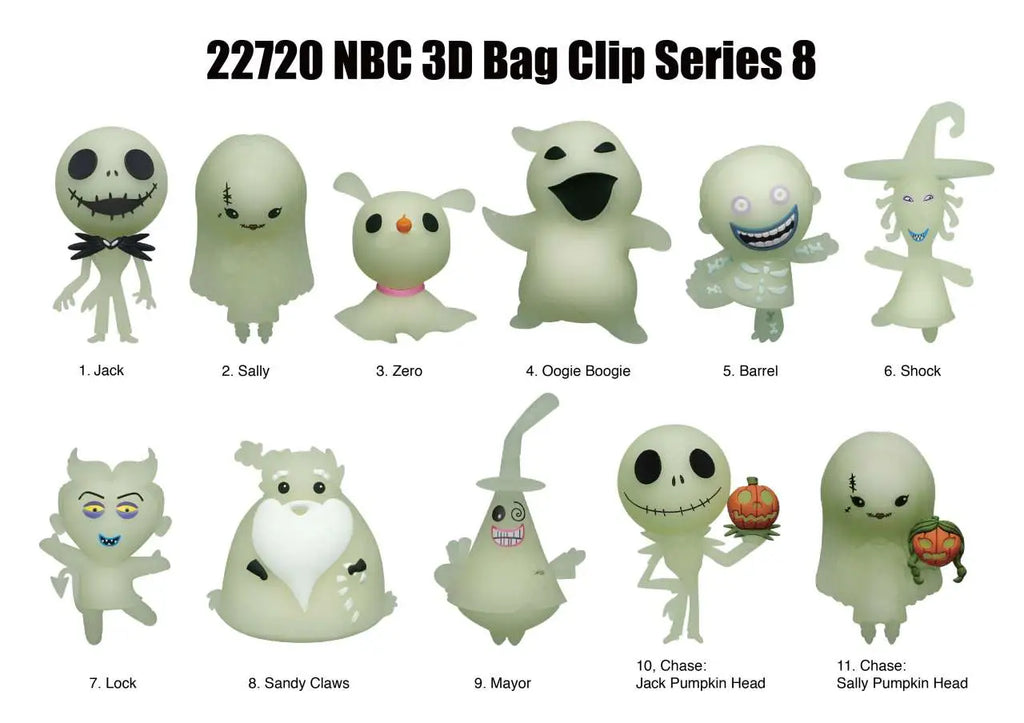 NBX S.8 3D BAG CLIP BLIND BOX DISPLAY 24 MONOGRAM
