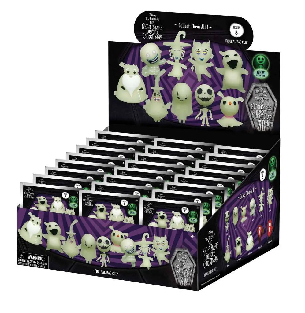 NBX S.8 3D BAG CLIP BLIND BOX DISPLAY 24 MONOGRAM