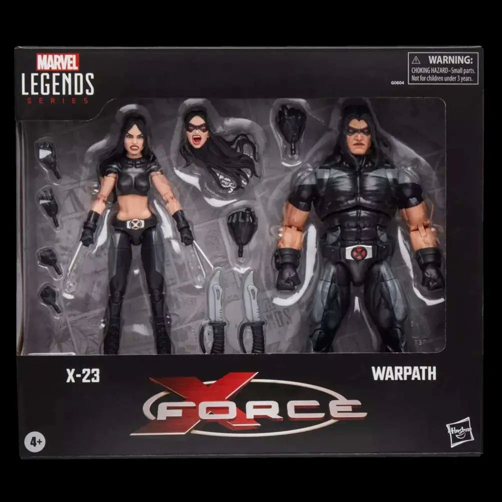 MARVEL LEGENDS X-Men X FORCE X 23 AND WARPATH ACTION FIGURES HASBRO