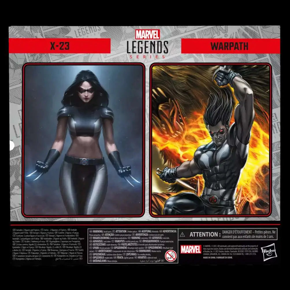 MARVEL LEGENDS X-Men X FORCE X 23 AND WARPATH ACTION FIGURES HASBRO
