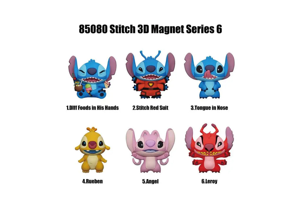 STITCH S.6 MAGNETS BLIND PACK DISPLAY 12 MONOGRAM